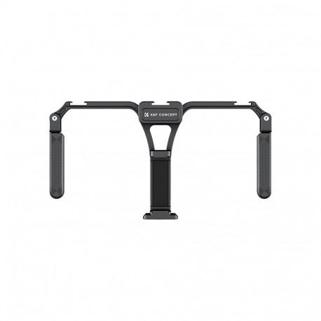 Smartphone Accessory - K&F Concept Smartphone Cage 5 x 1/4" Threads, 3 Cold Shoe Mounts Black