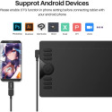Graphics Tablet - HUION HS610 254x158.8mm, 8192 Pressure Levels, 12 Hotkeys