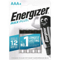 Battery - Energizer LR03 AAA Max Plus Alkaline 1.5V 4 Pack