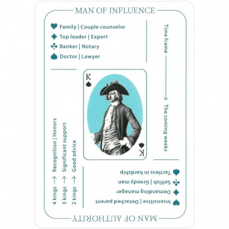 Card Game - Joséphine's Divination 79 Cards with Guide Made in France