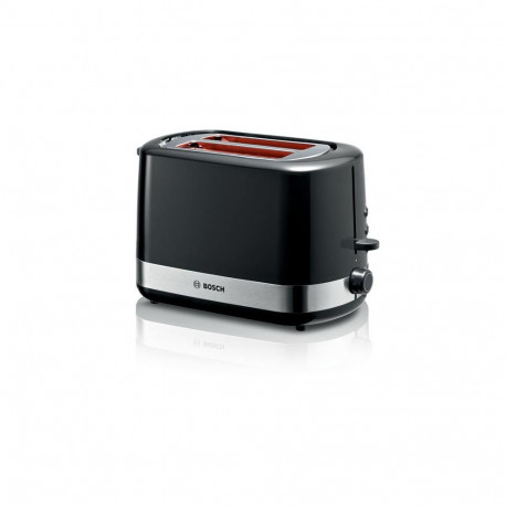 Bosch TAT6A513 toaster 2 slice(s) 800 W Black, Stainless steel