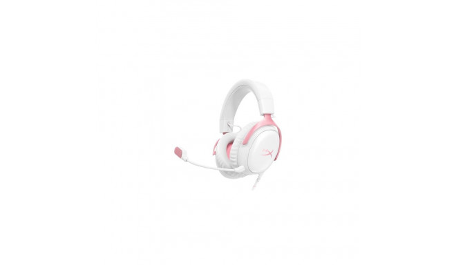 HyperX Cloud III - Gaming Headset (White/Pink)