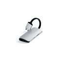 Satechi ST-TCDMMAS laptop dock/port replicator USB 3.2 Gen 1 (3.1 Gen 1) Type-C Silver