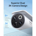 Baseus S1 Pro 3K Dual outdoor camera (white)