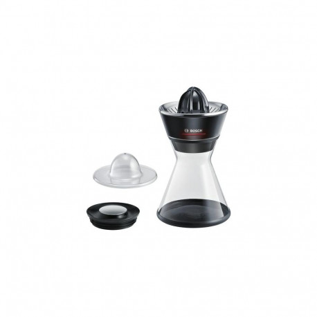 Bosch MCP72GPB citrus press Plastic, Stainless steel Black, Transparent