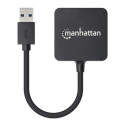 Manhattan USB-A 4-Port Hub, 4x USB-A Ports, 5 Gbps (USB 3.2 Gen1 aka USB 3.0), Bus Power, Fast charg Manhattan USB-A 4-Port Hub, 4x USB-A Ports, 5 Gbps (USB 3.2 Gen1 aka USB 3.0), Bus Power, Fast charg
