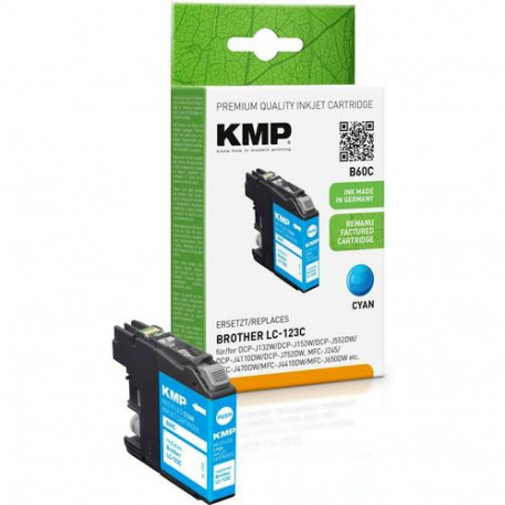KMP B60C ink cartridge 1 pc(s) Compatible Cyan
