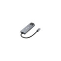 Equip 5 in 1 Multifunctional Adapter, 2.5GbE, USB-A x 2, USB-C x 1, USB-C , 100W USB PD