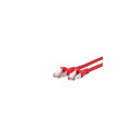 BTR NETCOM Cat6A, 1m networking cable Red