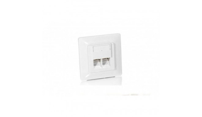 Equip Cat.5e German Modular Faceplate