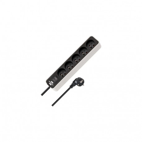 Brennenstuhl 1153254520 power extension 5 m 5 AC outlet(s) Indoor Black, White