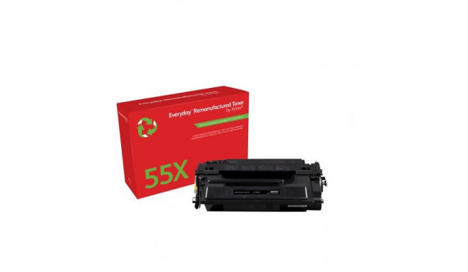 Everyday™ Mono Remanufactured Toner by Xerox compatible with HP 55X (CE255X), High capacity