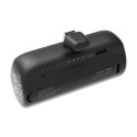 Manhattan Power Bank with integrated USB-C plug, 5000 mAh, Up to 10W output, Kickstand for Use as Ch