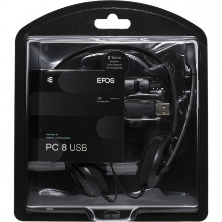 Sennheiser Headset 1000432 / PC8 Black