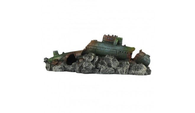 Aquarium decoration, army submarine 25,5x8,5x8,3cm