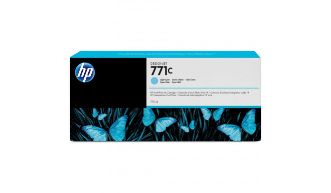 "HP 771C Original Tinte hell cyan Standardkapazitt 775ml 1er-Pack"