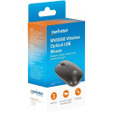 "MANHATTAN MW3050 Kabellose USB-Maus 3 Tasten Mausrad schwarz"
