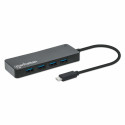 "MANHATTAN 7-Port USB Hub C-Stecker A-Buchse 5Gbit/s schwar"