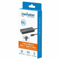 "MANHATTAN 7-Port USB Hub C-Stecker A-Buchse 5Gbit/s schwar"
