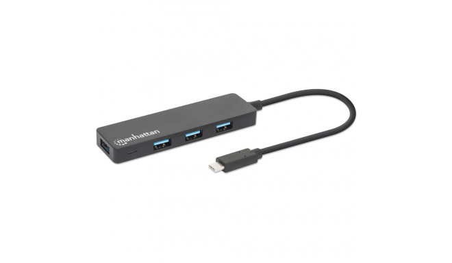 "MANHATTAN 4-Port USB 3.2 Gen 1 Hub C-Stecker auf 4x A-Buchse"