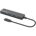 "MANHATTAN 4-Port USB 3.2 Gen 1 Hub C-Stecker auf 4x A-Buchse"