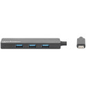"MANHATTAN 4-Port USB 3.2 Gen 1 Hub C-Stecker auf 4x A-Buchse"