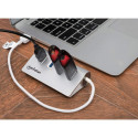 "MANHATTAN Hub 4-Port 4xUSB3.0 Alu Strom: USB"