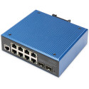 "Digitus 8+2P Industrial Gigabit Ethernet Switch L2 managed"