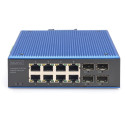"Digitus 8+4P Industrial Gigabit Ethernet Switch"