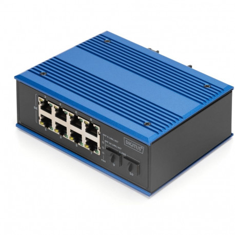 "Digitus 8+2P Industrial Gigabit Ethernet PoE Switch"