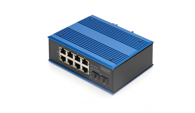 "Digitus 8+2P Industrial Gigabit Ethernet PoE Switch"