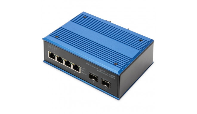 "Digitus 4+2P Industrial Gigabit Ethernet Switch"