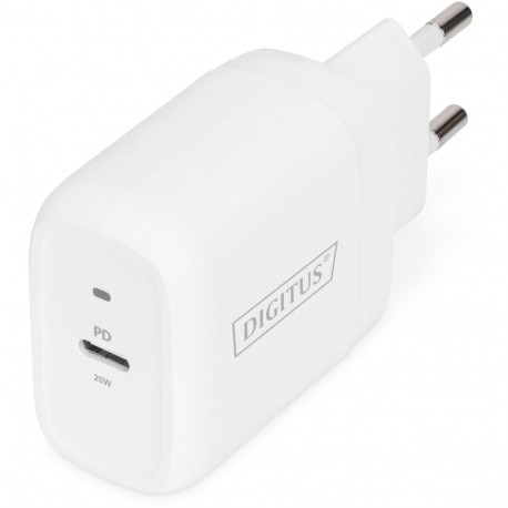 "Charger USB-C DIGITUS 20W PD3.0 weiß"