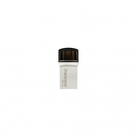 "STICK 256GB TRANSCEND JetFlash USB3.1.Pen Drive.OTG Type-A&C.Silver"