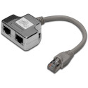"Splitter Digitus RJ45 Cat5e 1->2"