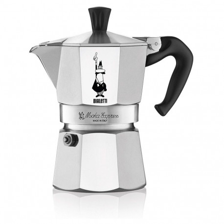 "Bialetti Moka Express - silber - Aluminium - für 3 Tassen"