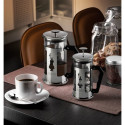 "Bialetti Preziosa French-Press - Kaffee- und Teebereiter - silber/schwarz - Edelstahl/Glas - 1l"
