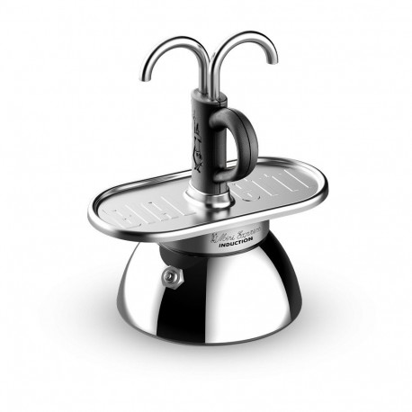 "Bialetti Mokka-Kanne 0.8 l Mini Express silber"