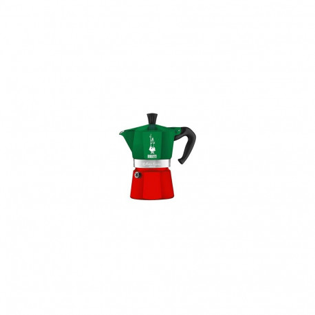 "Bialetti Mokka-Kanne 0.1 l New Venus *Grün/Rot*"