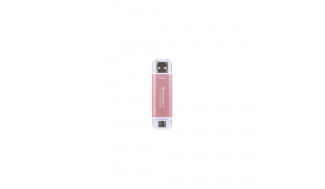 "TRANSCEND ESD310P 2TB External SSD USB 10Gbps Type C/A Pink"