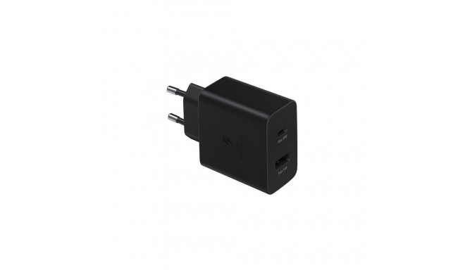 "Samsung Power Adapter Duo 35W Netzteil Micro + USB Type-C black"