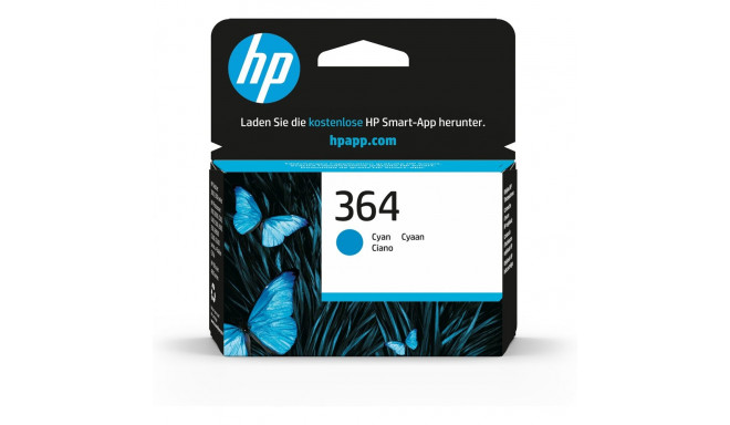 "HP # 364 CB318EE cyan"