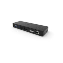 "D I-TEC USB 3.0/USB-C Dual Display Docking Station 1xHDMI 1xDVI+DVI-VGA Adapter 1xGLAN 2xUSB 3.0 4x