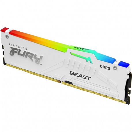 "KINGSTON FURY Beast 32GB DIMM 6000MT/s DDR5 CL36 White RGB EXPO"