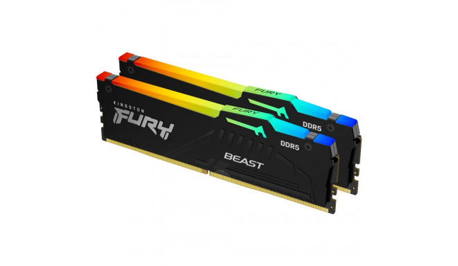 "KINGSTON 16GB 5600MT/s DDR5 CL36 DIMM Kit of 2 FURY Beast RGB EXPO"