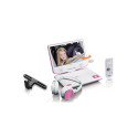 "LENCO DVP-910 9"" DVD-Player + USB & KfZ-Halterung. pink/wei"