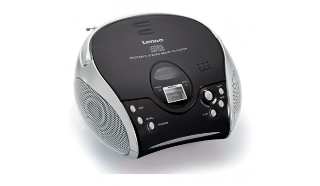 "Lenco SCD-24 schwarz/silber"