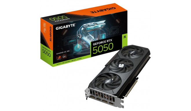 "RTX 5050 8GB Gigabyte Gaming OC 8GB GDDR6"