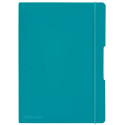 "Herlitz Notizheft my.book flex A4 PP 2x 40Bl. kar/lin türkis"