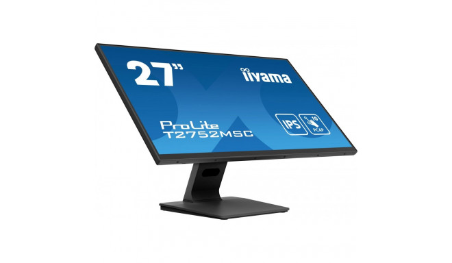 "68,6cm/27"" (1920x1080) iiyama ProLite T2752MSC-B1 16:9 FHD IPS Touch 5ms 60Hz HDMI DP USB Speaker 